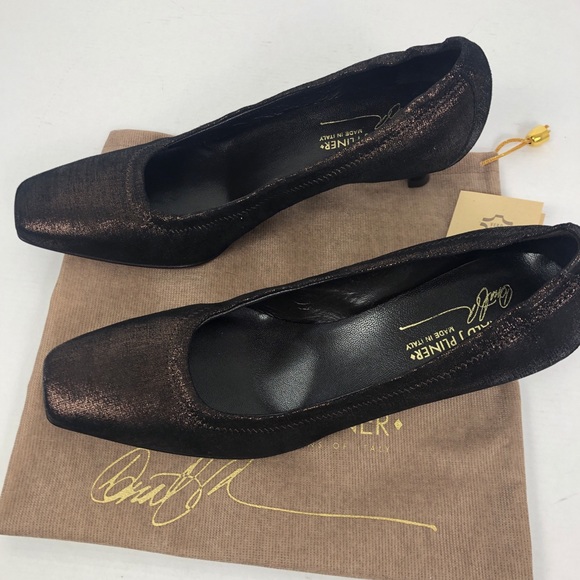 Donald J. Pliner  Square Toe Kitten Heel Pump - Picture 8 of 8